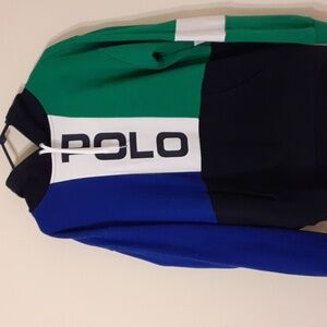Polo by Ralph Lauren Black and White Hoodie